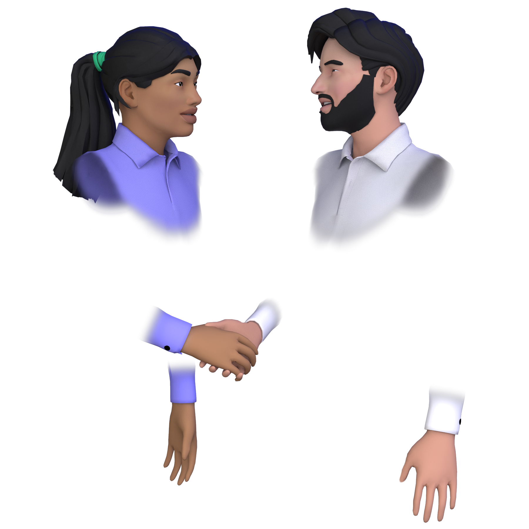 meetinVR Handshake between avatars